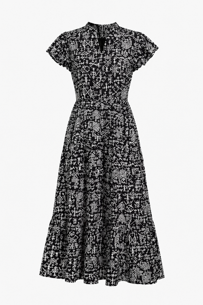 Vestido Solto Plissado Malena